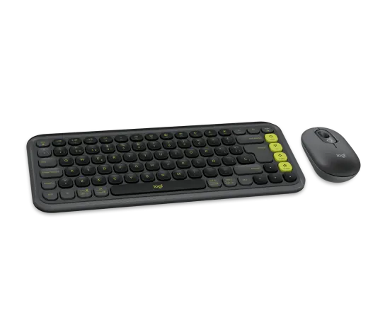 Teclado y Mouse Logitech POP Icon Bluetooth Wireless SP Copilot
