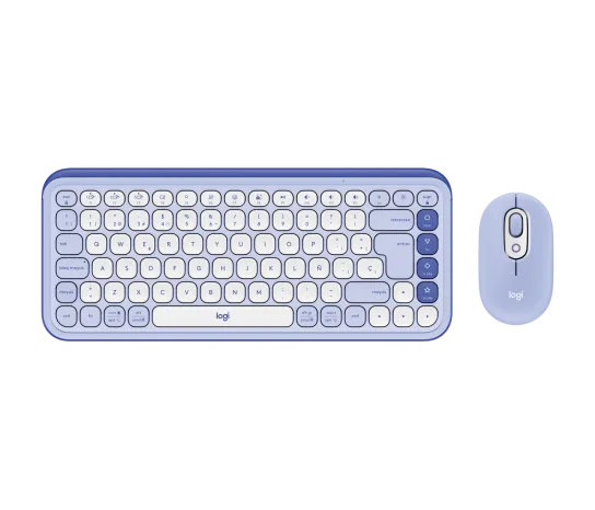 TECLADO LOGITECH + MOUSE POP ICON BLUETOOTH/WIRELESS SP / COPILOT