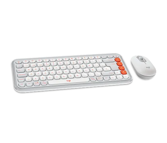 Teclado y Mouse Logitech POP Icon Bluetooth Wireless SP Copilot