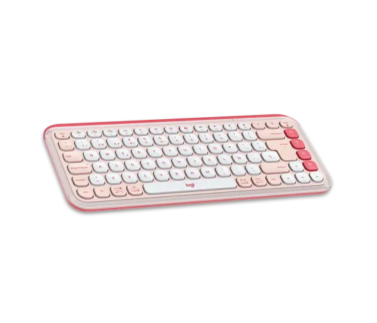 TECLADO LOGITECH + MOUSE POP ICON BLUETOOTH/WIRELESS SP / COPILOT/ ROSE (920-013053)