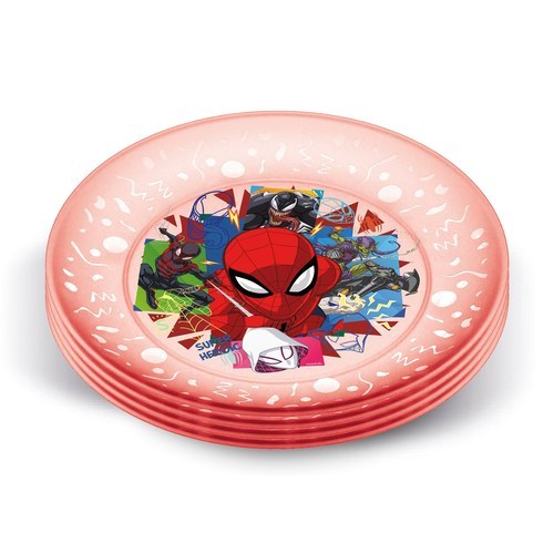 Stor Joy Set de 4 Platos PP Spiderman