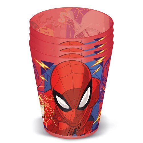 Stor Joy Set de 4 Vasos PP 285 ml Spiderman