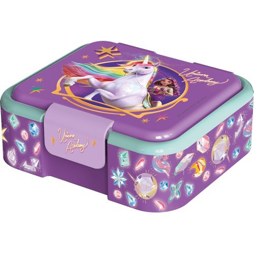 Stor Supreme Multi Compartment Sandwich Box Unicorn Academy