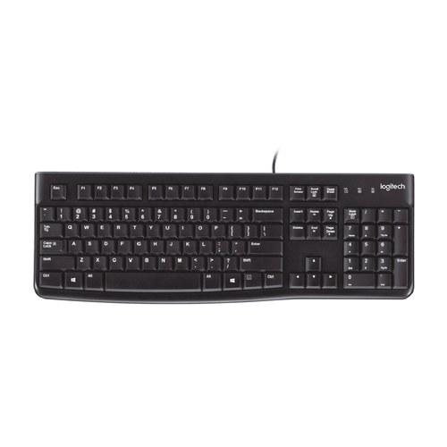 Teclado Logitech K120 Usb Sp Black