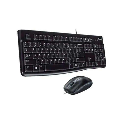 Teclado Logitech + Mouse Mk120 Usb Sp Black