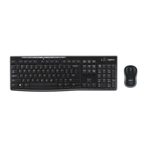 Teclado y Mouse Logitech MK270 Wireless USB Color Black