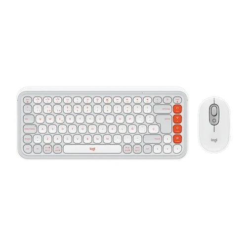 Teclado y Mouse Logitech POP Icon Bluetooth Wireless SP Copilot