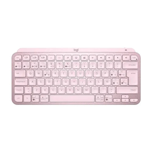 Teclado Logitech MX Keys Mini Multi-Device Bluetooth Iluminado Color Rose SP