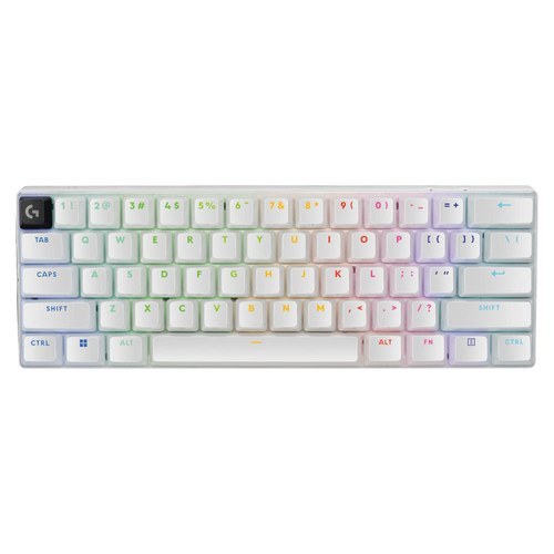Teclado Logitech PRO X 60 Lightspeed Bluetooth Óptico 65 Horas RGB Color White