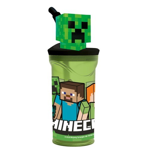 Vaso Figurita 3D 360 ml Minecraft