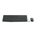 Teclado Logitech + Mouse Mk235 Wireless Usb Sp Black (pn 920-007901)-uy