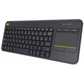 Teclado Logitech K400 Plus Wireless Touch Sp Black