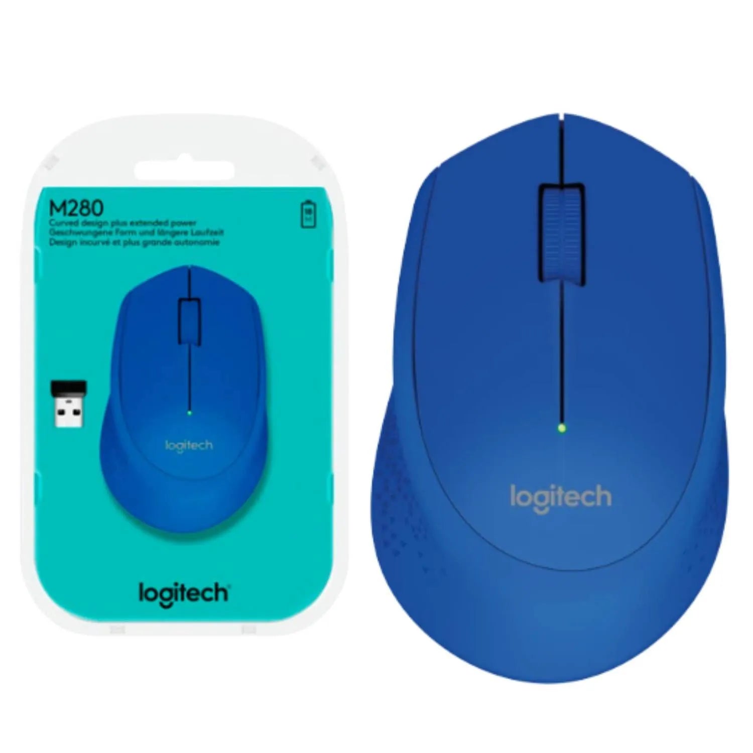 Mouse Logitech M280 Wireless Blue (910-004361)